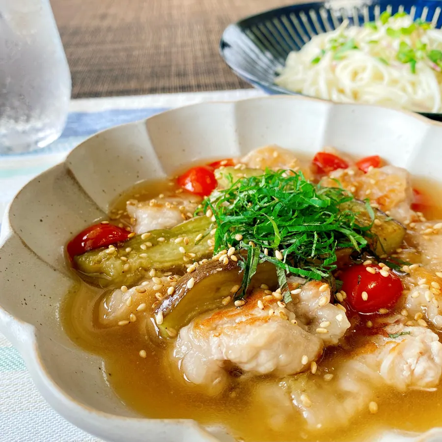 白だし1本でできる!超簡単つけうどん の作り方 1