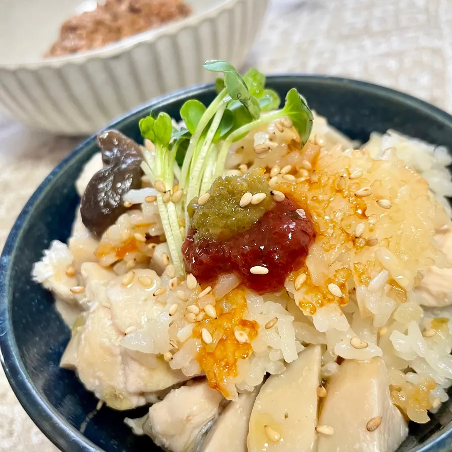 爆速！きのこたっぷりささみの炊き込みご飯 の作り方 8