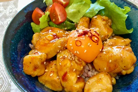 ヘルシーピリ辛　ささみの照り焼き